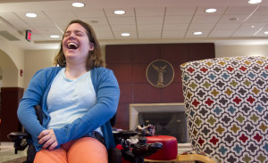 Donelle Henderlong, a student at Ball State University, [She] sat on a panel for a Women with Disabilities event hosted by the university, aimed at sharing perspectives to create understanding while disengaging from negative stereotypes.